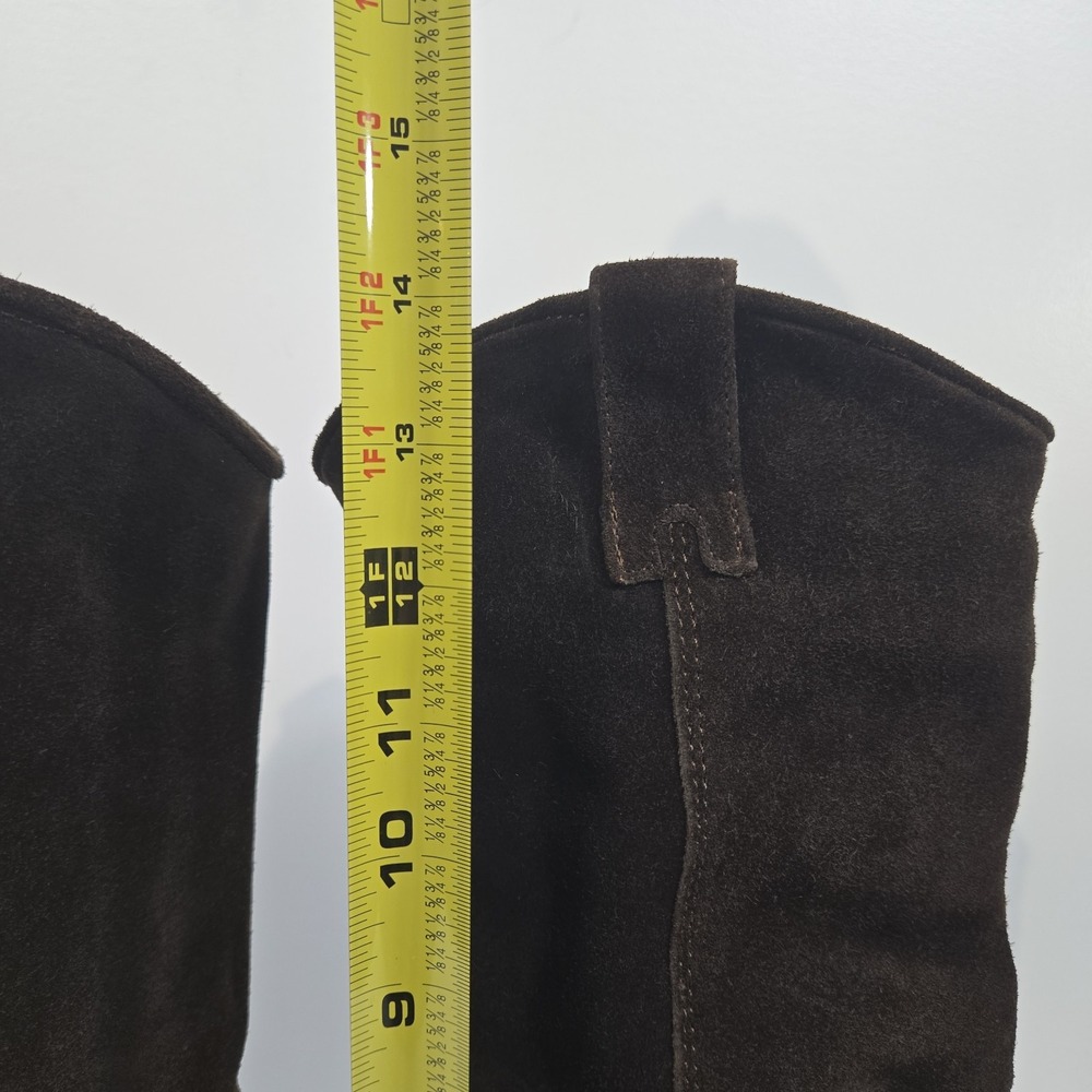Steve Madden Womens 8.5M Ashwood Brown Suede Buckle Boot NWOT - Picture 10 of 10